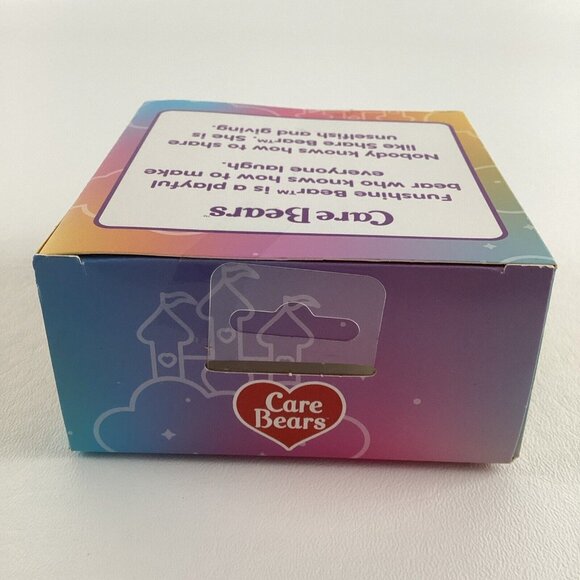 Care Bears Funshine Share Bear Collectible Flocked Poseable Figures TCFC 2024 - Picture 6 of 6